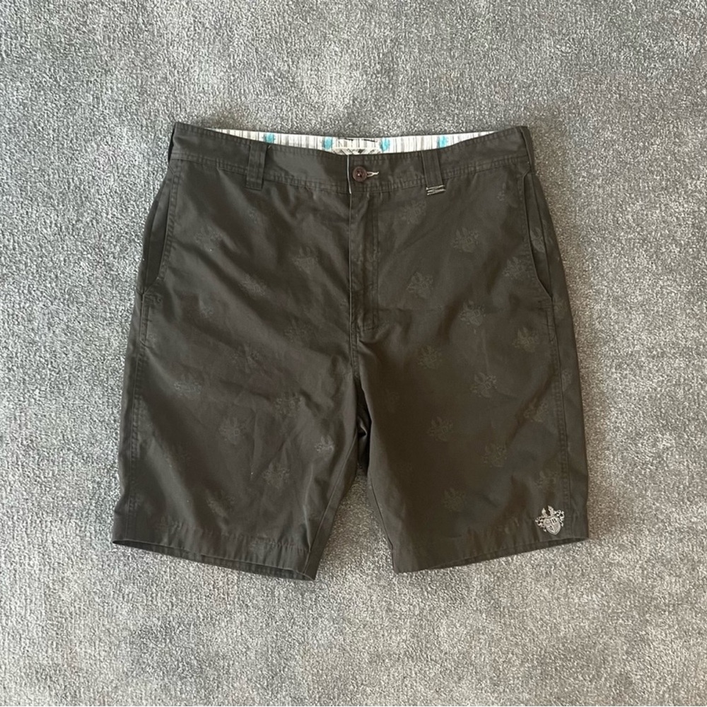 Billabong Brown Flat Front Shorts Casual Style